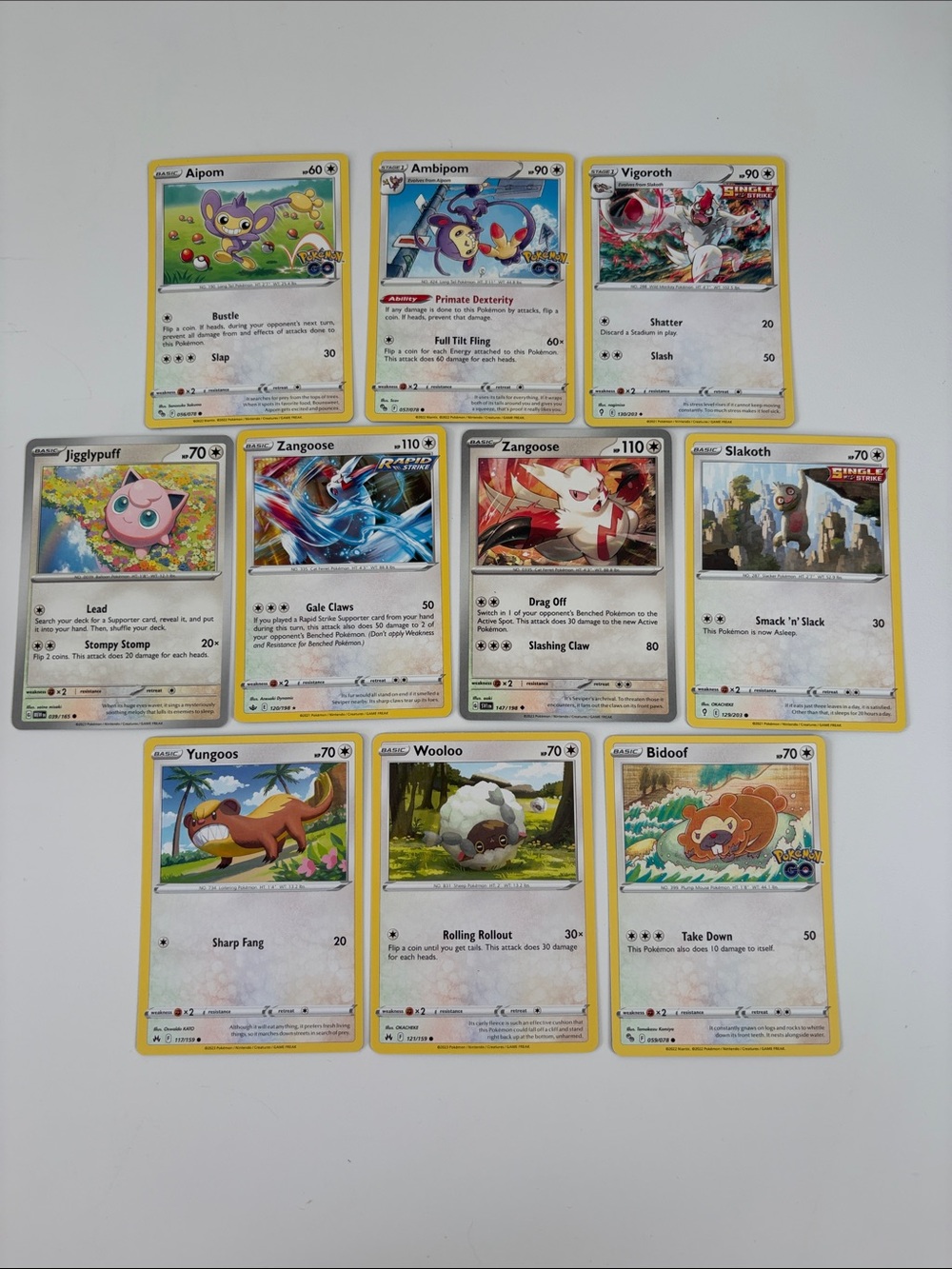 🌲 Forest Friends Pokémon Lot | Aipom Wooloo Bidoof Zangoose Jigglypuff ✨5/$25✨